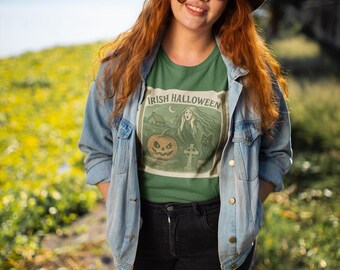 Irish Halloween T-Shirt, Banshee Celtic Design