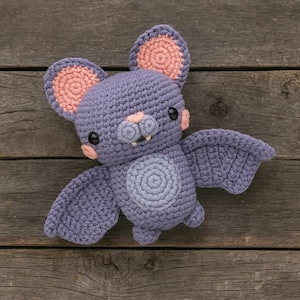 Halloween Crochet Bat Pattern: Amigurumi PDF Tutorial