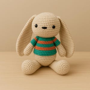 Crochet Pattern, Bunny Crochet Pattern, Amigurumi Crochet Pattern, Handmade Crochet Pattern, PDF Crochet Pattern, Crochet Animals