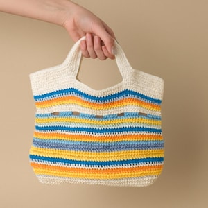 Crochet Bag Pattern, Crochet Tote Pattern, Tote Bag Pattern, Handmade Crochet Pattern, PDF Crochet Pattern, Summer Pattern