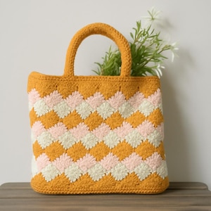 Crochet Bag Pattern, Crochet Tote Pattern, Tote Bag Pattern, Handmade Crochet Pattern, PDF Crochet Pattern, Summer Pattern