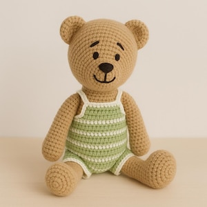 Amigurumi Teddy Bear Crochet Pattern: PDF Download
