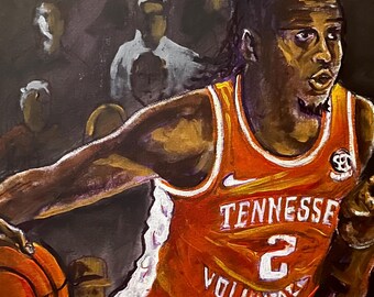 PósterVoluntario de baloncesto de Tennessee Chris Lanier