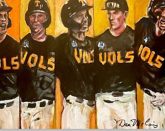 Campeón Nacional Tennessee Vols Baseball Sluggers. No