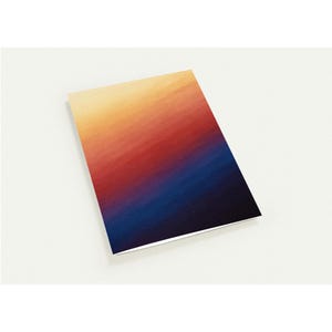 Vibrant Sunset Sunrise Blank Greeting Cards - Personalized Pack of 10