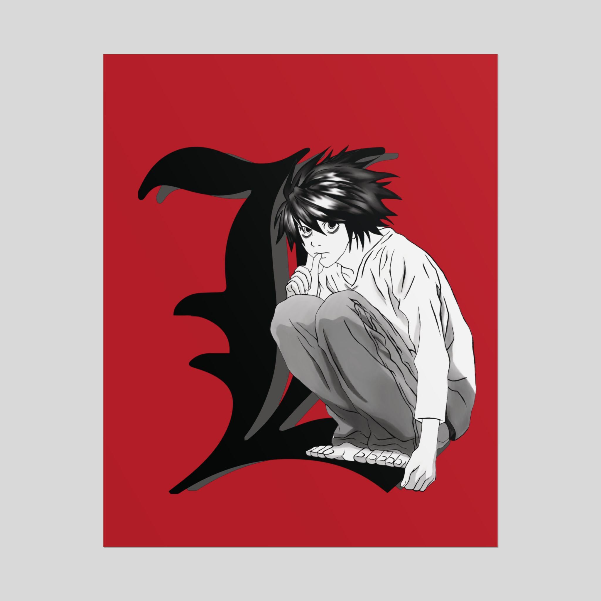 Death Note L Art - Etsy