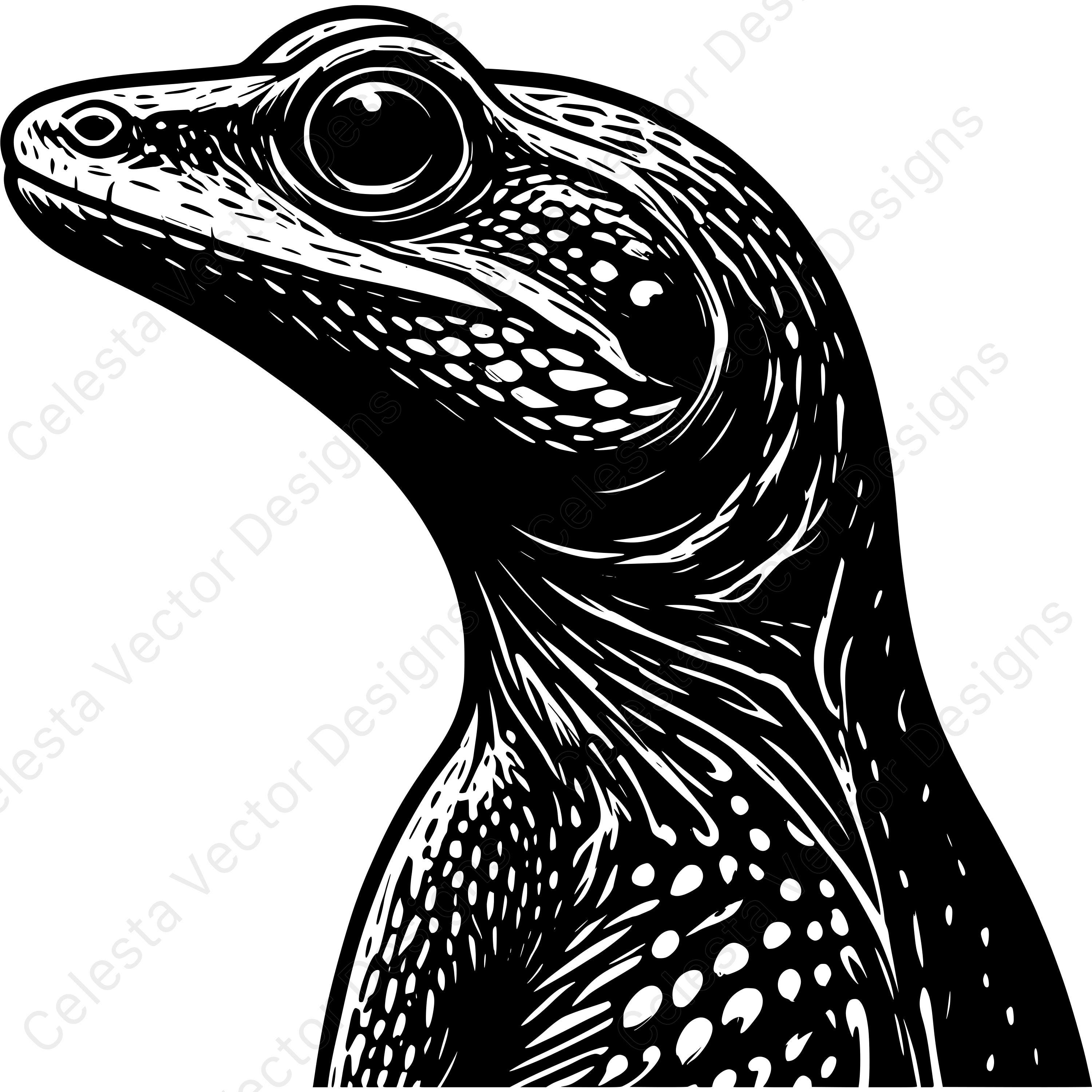House Lizard Vector Gecko Portrait Vector Clipart Digital Download - 4 Images Svg Png Jpg ...