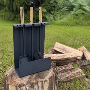 Eldstadsverktygssats med hållare – Modern Hearth Tools