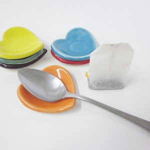 In stock, Coffee spoon rest, teaspoon rest, teabag holder, sold individually, fast shipping