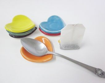 In stock, Coffee spoon rest, teaspoon rest, teabag holder, sold individually, fast shipping