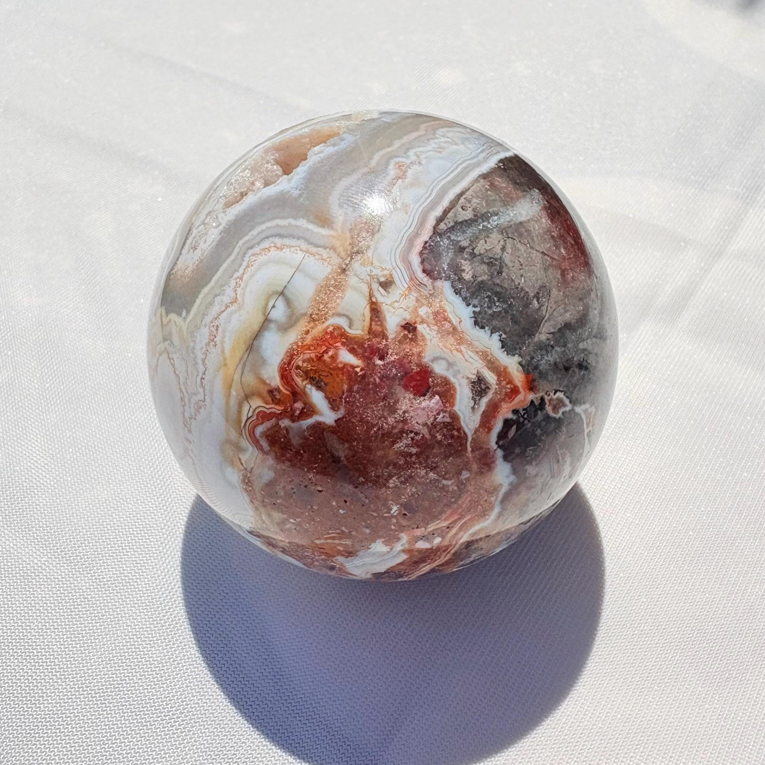 クレイジーレースアゲート球 - Etsy 日本