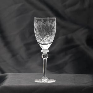 antique blue glass wine glasses Vintage Fostoria Wine Water Crystal Goblets. Moonlight Blue Wavecrest. Set of 12. Dining Room Table Decor. Collectible Glassware