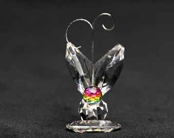 Enchanting Crystal Spring Butterfly Mini by Iris Arc – Aurora Borealis Rainbow Sparkle