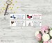 Return Address Labels Mickey and Minnie Inspired with Four Designs - 120 self-sticking labels with FREE U.S. Shipping 