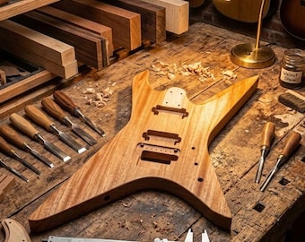 Ibanez Xiphos Mahogany Guitar Body – Unfinished Electric Guitar Part