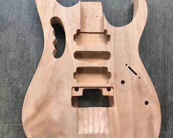 Guitar Body -Ibanez-Jem Flower Mahogany wood Unfinished Real Pict