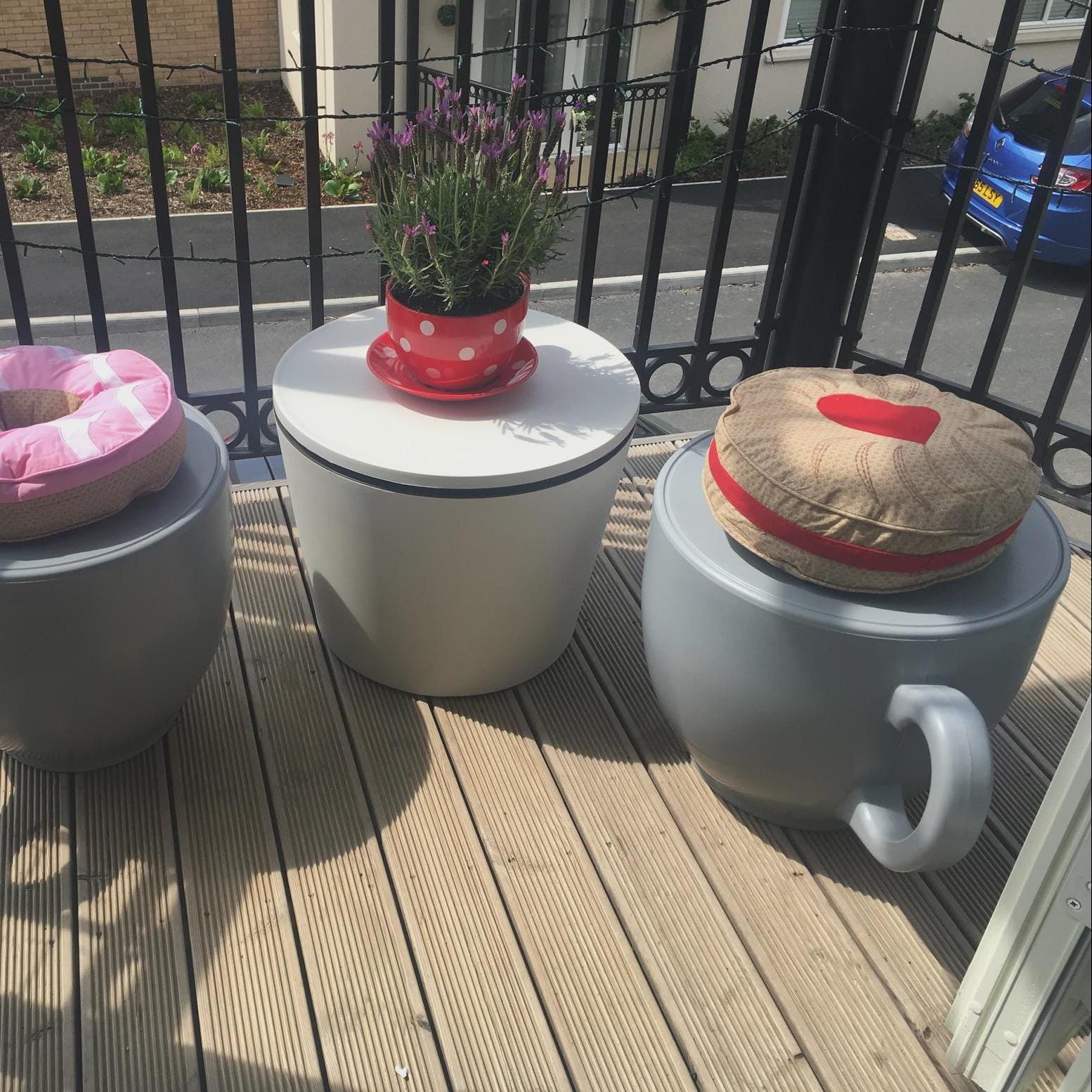 Tea Cup Stool - Etsy