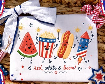 Patriotic Doodle Png, 4th Of July Doodle Sublimation, Retro Fourth Of July Shirt Design, Hotdog Popsicle Graphic, Summer Doodle Digital File