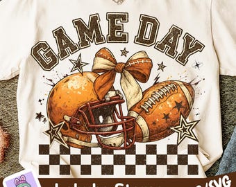 Glitter Football Mama PNG: Preppy Game Day Shirt Design (Digital Download)