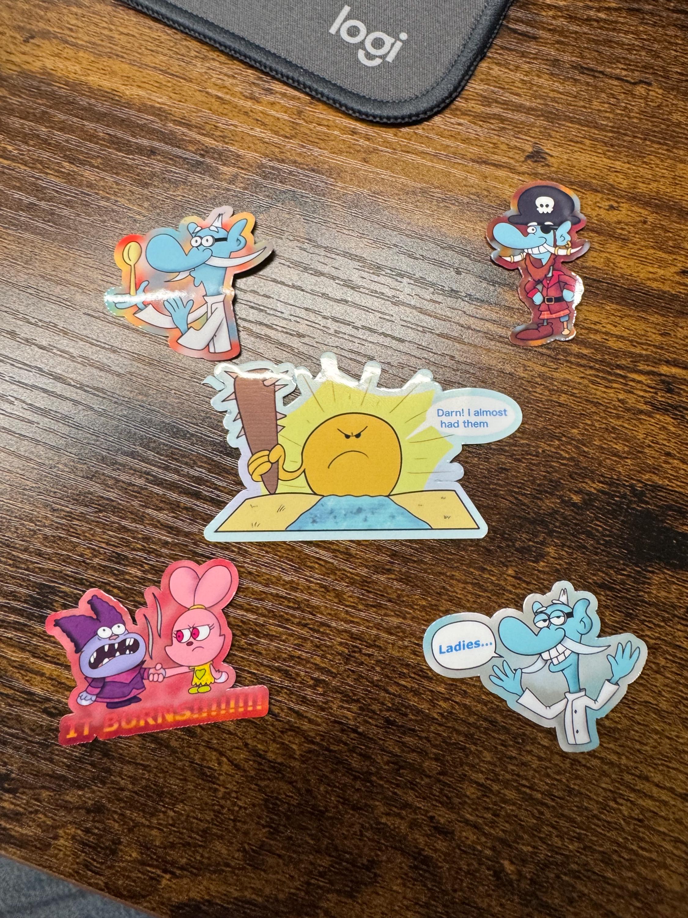 Chowder Show Stickers Chowder Stickers 2 Fan Made - Etsy