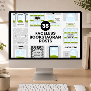 Bookstagram Post Template: Editable Canva Book Review Carousel