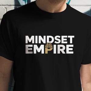 Mindset Empire T-Shirt, Motivational T-Shirt Design, Hustle SVG, Grind, Boss, Entrepreneur Svg, Self Growth Svg, 300Dpi, High Resolution Png