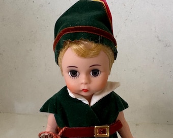 Madame Alexander, 8&quot; Wendy Doll, Peter Pan 465, Storyland Collection, 8&quot; Vintage Doll, Accessory, Box, Wrist Tag, Paperwork, NIB