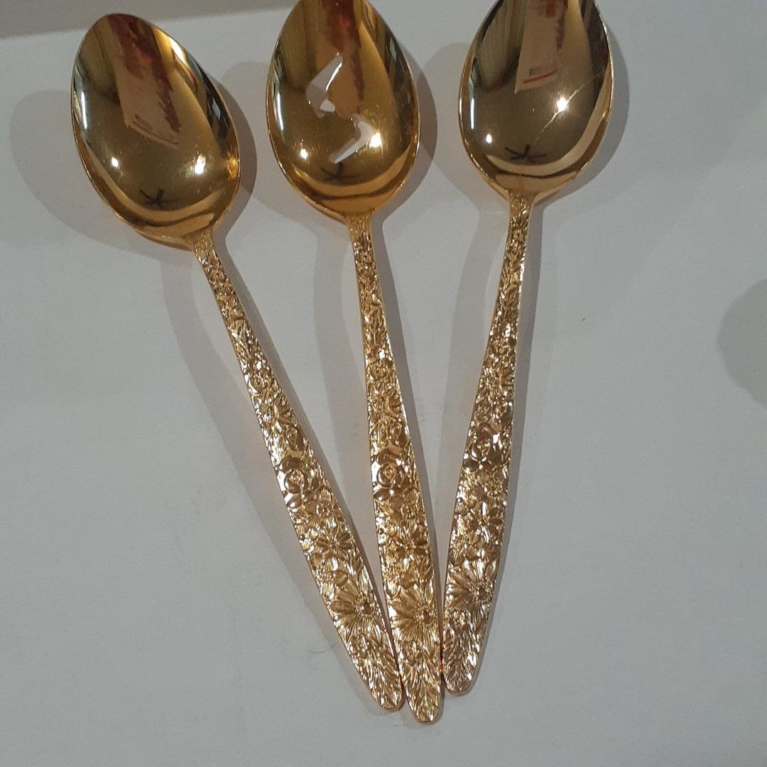 Gold La Spana (Gold Electroplate) Teaspoon by Stanley Roberts