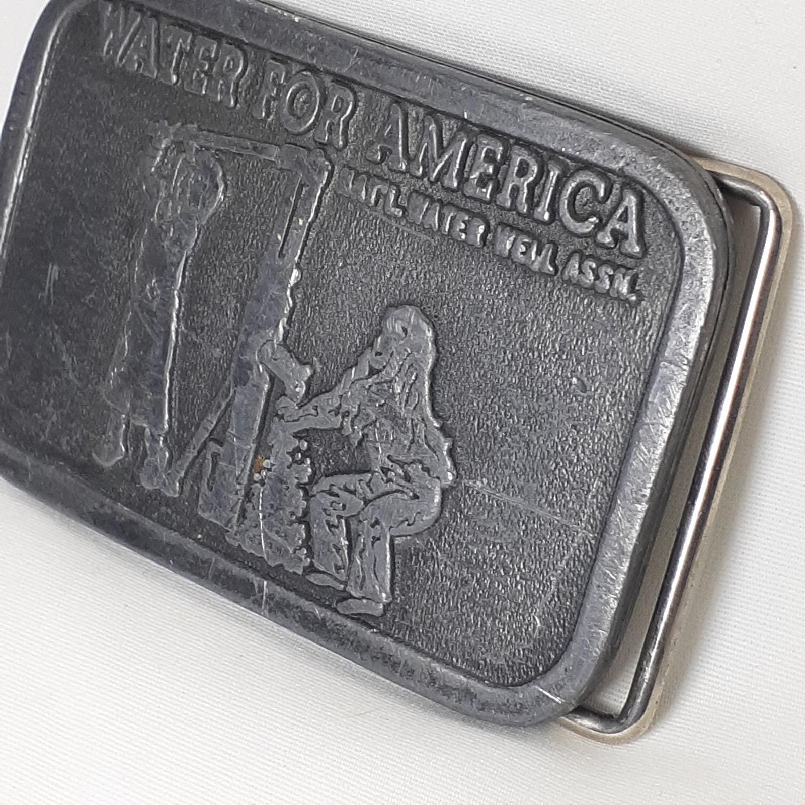 Water for America National Water Well Association Metal Belt 