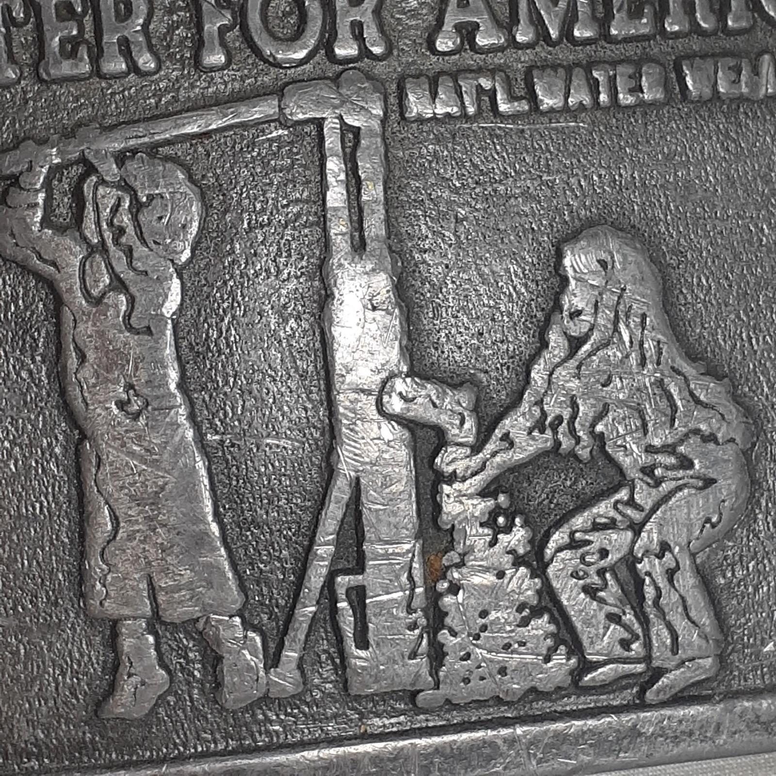 Water for America National Water Well Association Metal Belt  display picture 2