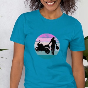 Cool Chick Motorcycle Rider Gift t-shirt