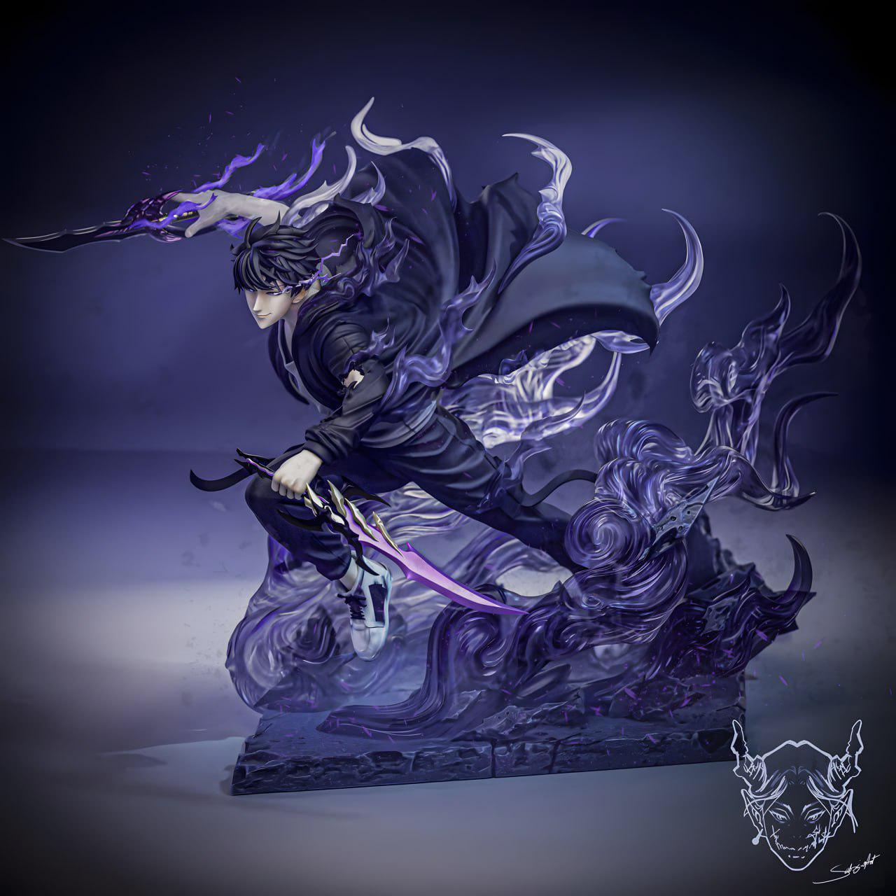 アニメ風レジンランプ ソン・ジンウ（ソロレベリング）