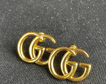 Gucci Gold GG Stud Earrings