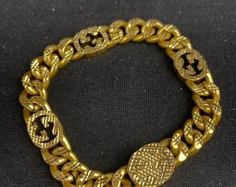 Gucci Gold Rope Charming Chain Bracelet