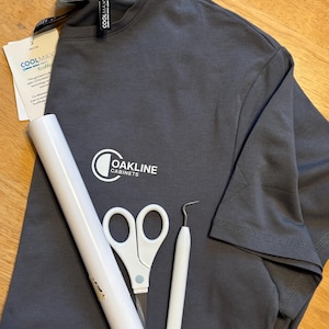 Custom Logo or Text on Clothing | Heat Transfer Vinyl Print | Your Design