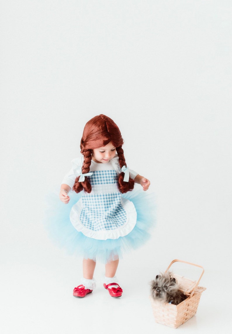 Ready to SHIP HALLOWEEN Wizard of OZ Dorothy Tutu Costume Gingham dress up, Girls Baby Toddler Kids image 2