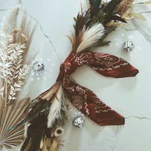 DIY WREATH KIT Western Rope Lariat Lasso Country Boho Farmhouse Arrangement for your own Wreath, Decor for Wall, Western Gift