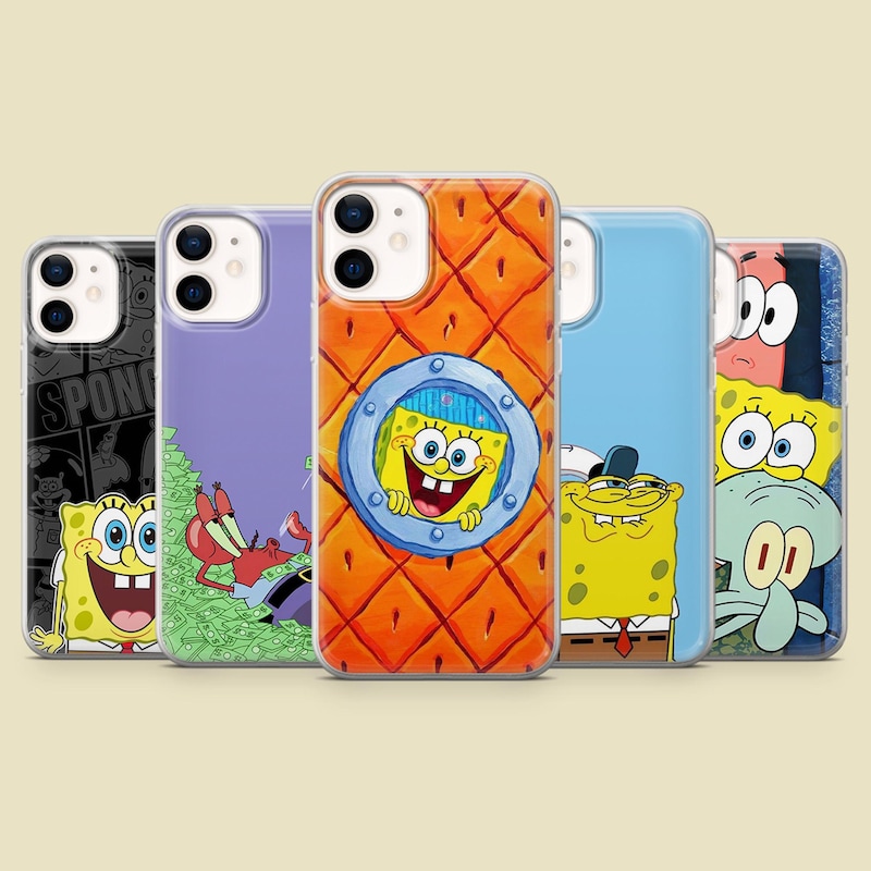 Spongebobs Phone Case Etsy