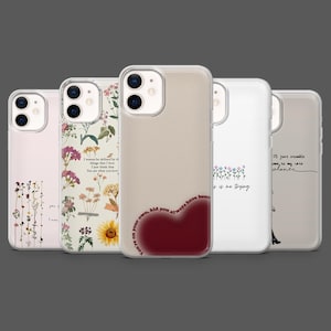 Taylor Phone Case Swift Song Lyrics Cover for iPhone 17Pro, 16, 15, 14, 13,12, Samsung S25, S24, S23Fe,S22,A16,A26,A56,Pixel 10,9