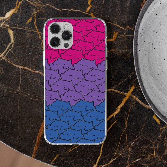 Bisexual Phone Case Bi Pride LGBTQ+ Cover for iPhone 17pro, 16, 15 - Main Image