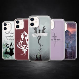 Etui na telefon „Tron ze szkła” z motywem fantasy dla iPhone'a 17Pro, 16, 15, 14, 13, 12, Samsunga S26, S25, S24, S23, A17, A57, A37 Pixel 10, 9