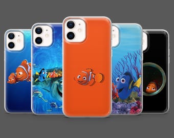 Finding Nemo Phone Case Clownfish Dory Cover for iPhone 17Pro, 16, 15, 14, 13, 12, Samsung S26, S25, S24, S23, A17, A57, A37 Pixel 10, 9