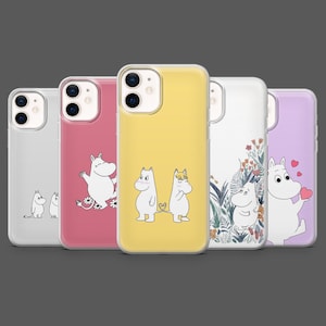 Moomin Phone Case Finnish Troll Snufkin Cover for iPhone 17Pro, 16, 15, 14,13,12, Samsung S25,S24,S23Fe, S22,A16,A26,A56, Pixel 10,9