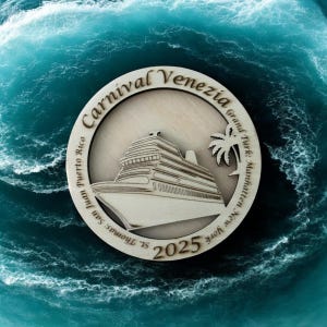 personalisiertes Kreuzfahrtandenkengeschenk fügen Sie Schiffsnamen-Reisezielen und Datumwahlen hinzu. Urlaub, Hochzeitsreise, Kurzurlaub. Cruise Ship Schmuck/Magnet.