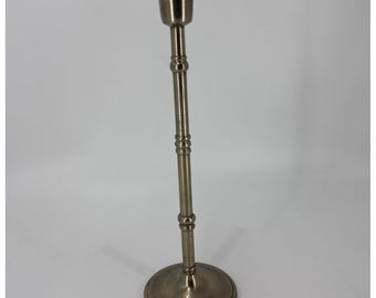 11" Tall Taper Candlestick Holder 10.5 Oz  Antique Finish