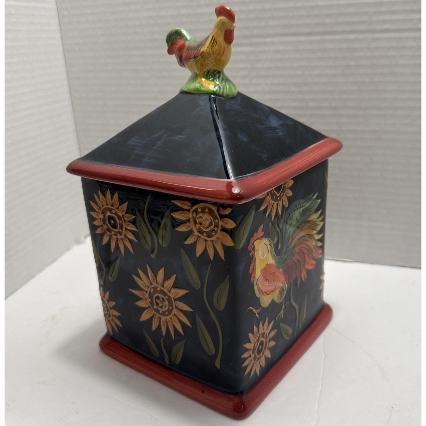 Susan Winget Sunflower Canisters - Etsy
