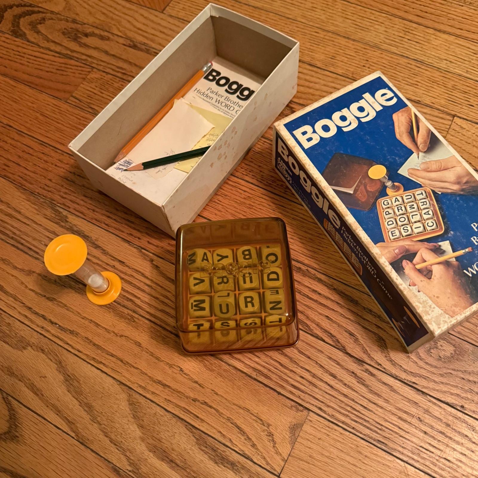 1.a.0.0.0.1.c Vintage 1976 Boggle Parker Brothers Game with Original Box
