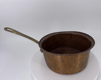 Vintage Copper Saucepan Pot Handmade In Turkey-National Coper Collection