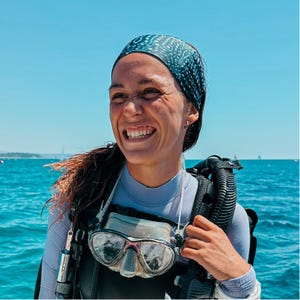 Cinta para el pelo Tiburón Ballena · Diadema de buceo (headband) · Buceo, snorkel y uso diario · Hecha a mano imagen 2
