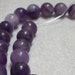 Grape quartz 9 to 10mm, Sold per 15inch strand